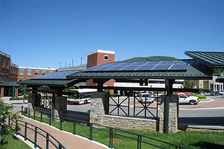 Photovoltaic Array at the Library Traffic Circle